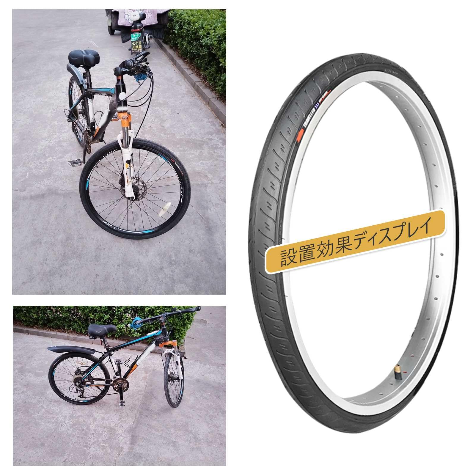 26インチの自転車の車輪 Amazon | 26 1.4 タイヤ 38-559 26X1.25/1.50 チューブ 2本